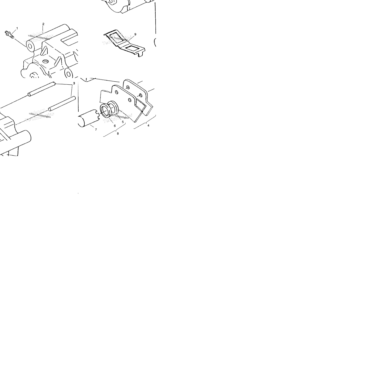 Rear Brake Assembuy 6X6 250