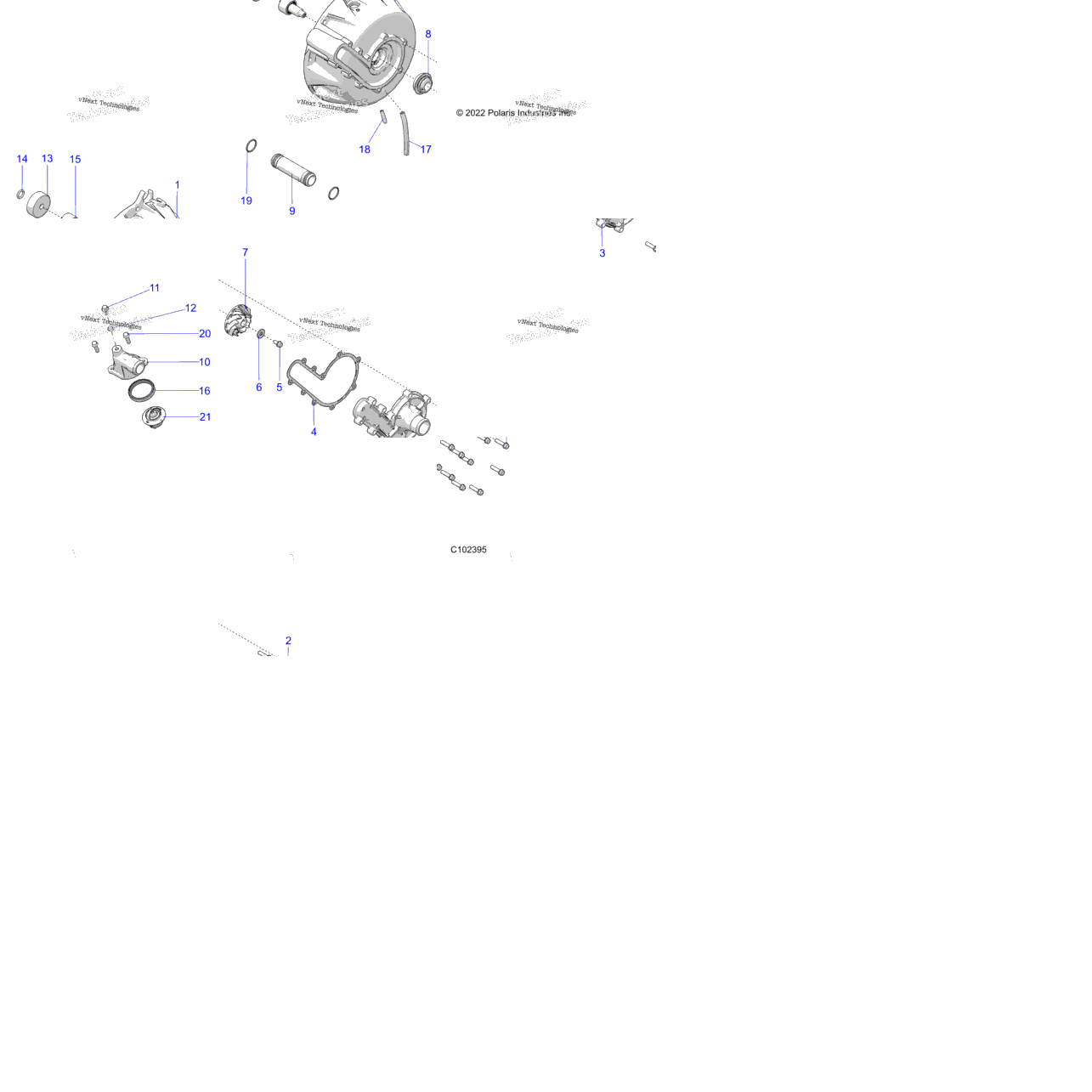 Engine, Cooling System & Water Pump