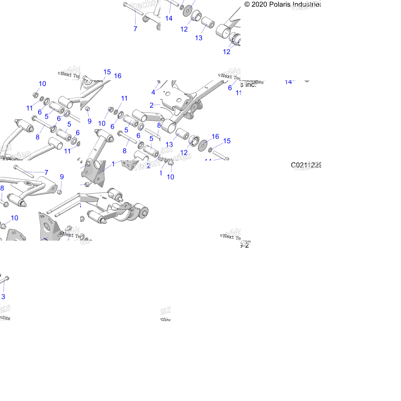 Suspension, Rear Control Arm, Mounting