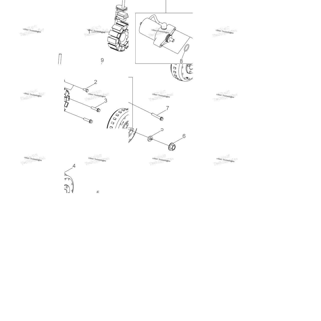 Engine, Generator & Starting Motor