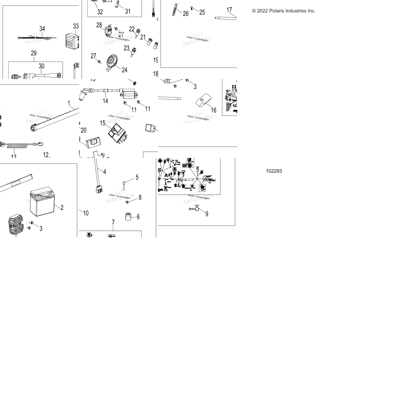 Electrical, Switches, Harness & Indicators