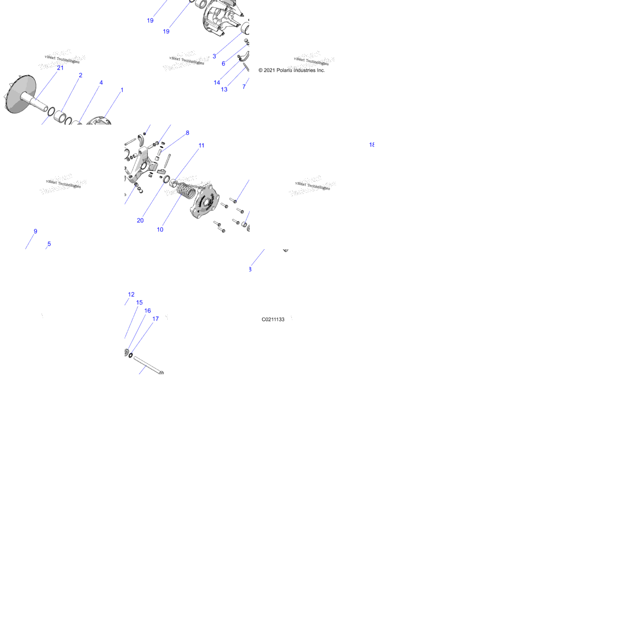 Drive Train, Primary Clutch