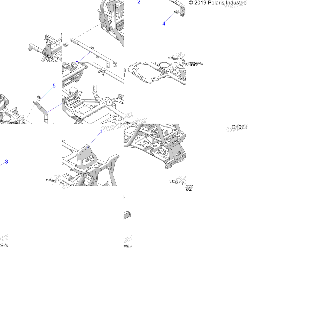 Chassis, Main Frame A22sge95fn/S95cn/S95fn