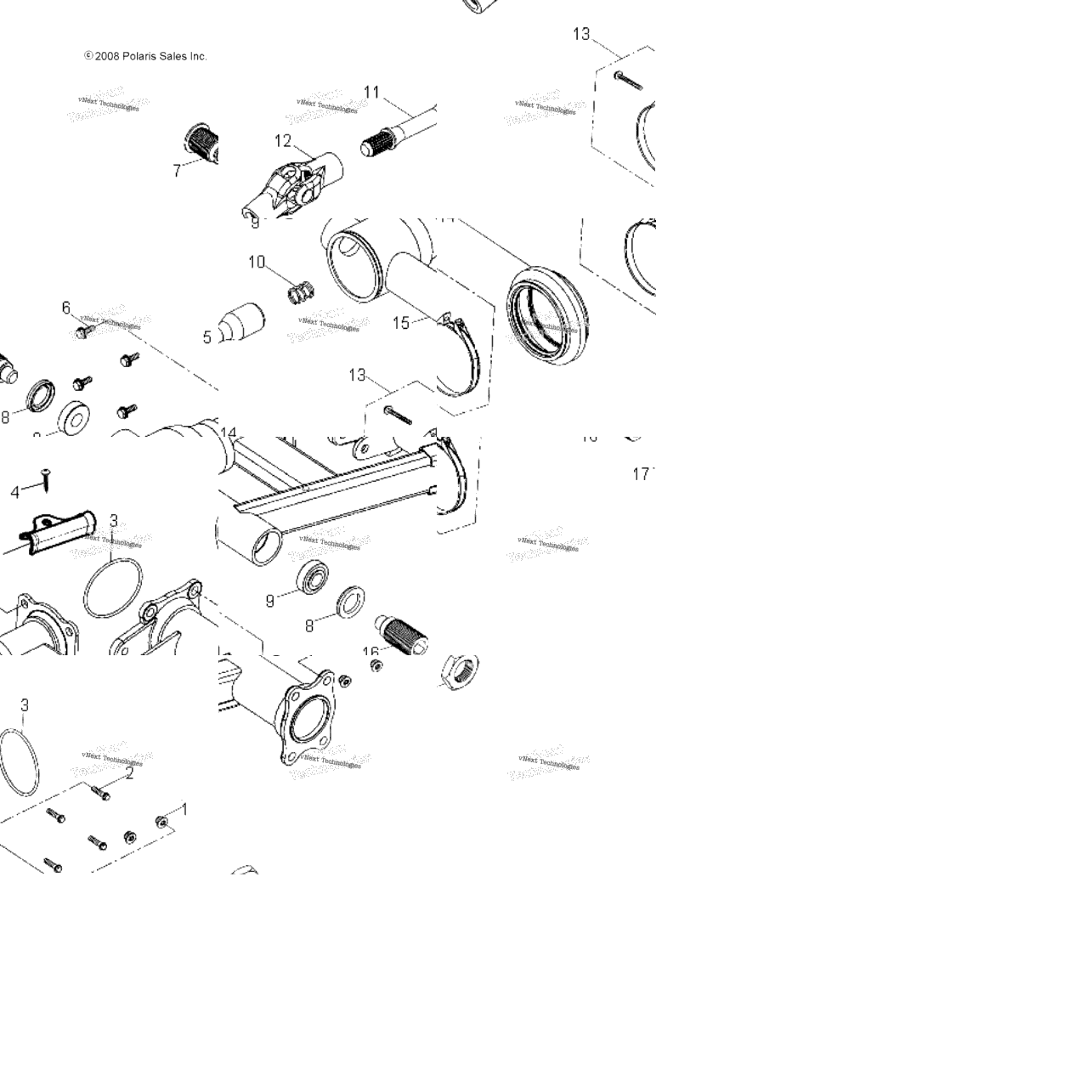 Chassis, Rear Swing Arm