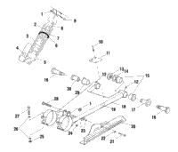 Swing Arm/Shock Mounting