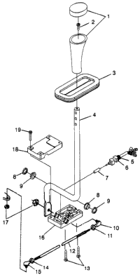 Gear Selector Scrambler 400L