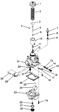 Carburetor Xplorer 400L
