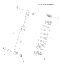 Suspension, Shock, Rear A16sva95n2