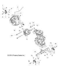 Engine, Transmission Mounting & Long Block