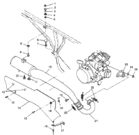 Exhaust System Big Boss 6X6 400L