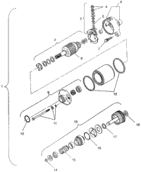 Starting Motor Magnum 4X4 & Swedish Magnum 4X4 S968144