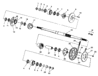 Middle Drive Assembly 6X6 350L