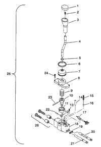 Shift Linkage Assembly 6X6 350L
