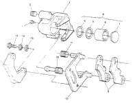 Front Brake Assembly 6X6 400L U.S. , Swedish S958740 & Norwegian