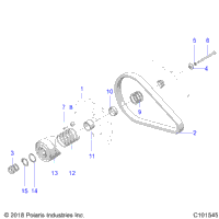 Drive Train, Secondary Clutch