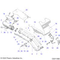 Engine, Exhaust A22sez57bm/Bn