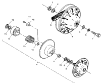 Driven Clutch Xplorer 400L