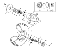 Front Wheel Xplorer 400L