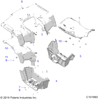 Body, Rear Cab, Seat & Footwells A19sep57c1/Ses57c1/2/5/K/E1/E2/E5/Ek/Set57c1/2/E1/E2/Sef57c2