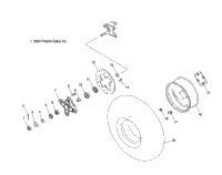 Hub, Front & Wheel, Front