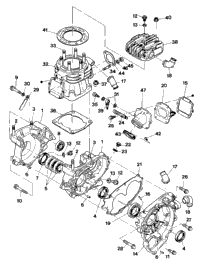 Crankcase & Cylinder Assembly