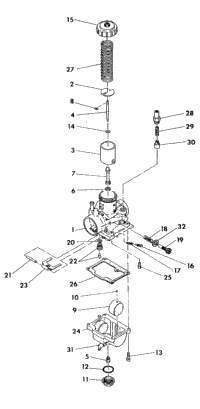 Carburetor Assembly 350 2X4