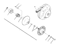 Driven Clutch Assembly 250 2X4 Update