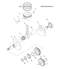 Crankshaft & Piston /Ld27aa/Ab/Ac/Ad
