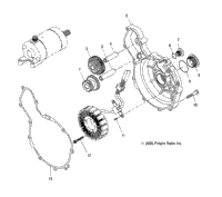Engine, Magneto Cover