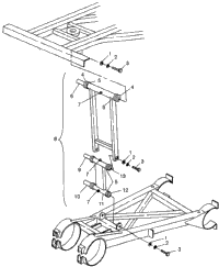 Rear Strut Stabilizer Magnum 6X6 & Swedish Magnum 6X6 S97ae42e