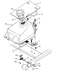 Fuel Tank Assembly 4X4 300