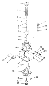 Carburetor Swedish 4X4 400L