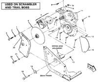 Right Hand Gearcase & Brake Mounting