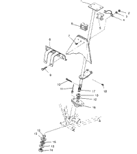 Steering Post Assembly Trail Blazer
