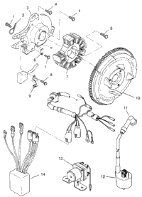 Magneto Assembly Xplorer 400L