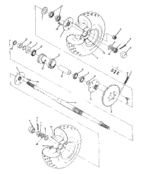 Rear Wheel Drive Assembly 250 4X6