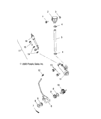 Rear Master Cylinder/Foot Pedal