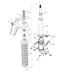 Strut Assembly Trail Blazer