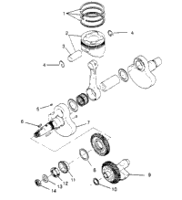 Crankshaft & Piston Magnum 2X4
