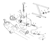 Oil Tank Assembly 6X6 400L, Swedish S948740 & Norwegian