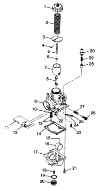 Carburetor Xplorer 300