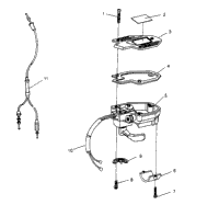 Controls Throttle Asm./Cable Trail Boss
