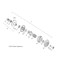 Drive Train, Secondary Clutch