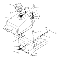 Fuel Tank Assembly Magnum 2X4