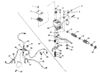 Controls Master Cylinder/Brake Line 6X6 400L & 6X6 400L Norw