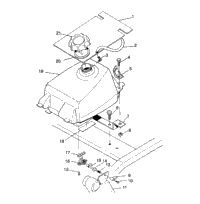 Fuel Tank Assembly 2X4 350L