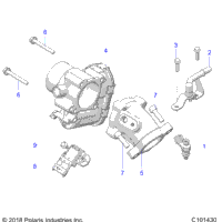 Engine, Throttle Body & Fuel Rail A19sep57c1/Ses57c1/2/5/K/E1/E2/E5/Ek/Set57c1/2/E1/E2/Sef57c2