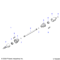 Drive Train, Rear Drive Shaft