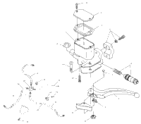 Controls Master Cylinder/Brake Line