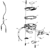 Controls Throttle Asm./Cable Scrambler 400L